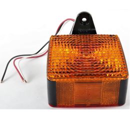 DUAL FACE SIDE MARKER 2 WIRE PEDESTAL LIGHT 2 STUD