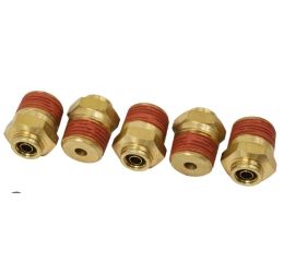 BRASS MALE CONNECTOR 3/8T  1/2P  L1 1.03
