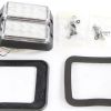 SOUNDOFF SIGNAL LIGHT: DUAL STACKED SURFACE MOUNT LED AMBER/WHITE