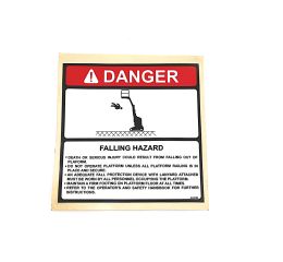 DECAL FALL HAZARD FIG US