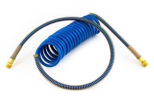 MACK COILED AIR HOSE: BLUE 15' W/40\" LEAD POLAR