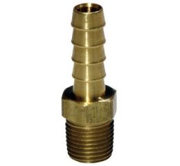 FITTING 3/16\" HOSE BARB X 1/8\"MNPT BRASS 150 PSI