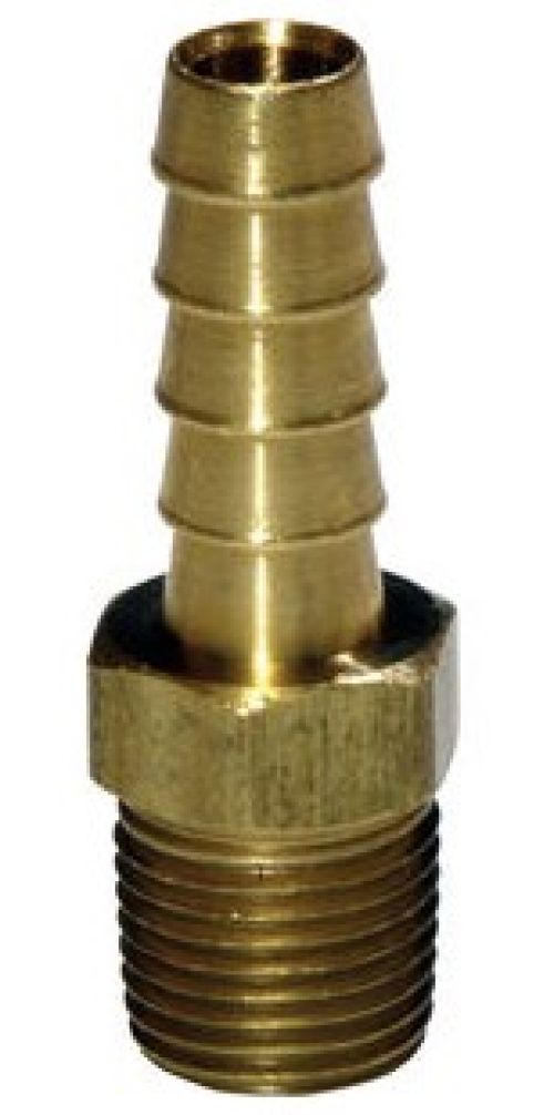 FASTENAL FITTING 3/16\" HOSE BARB X 1/8\"MNPT BRASS 150 PSI