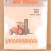 HY TRAK ROUGH TERRAIN FORKLIFT MANUAL HYTRAK PARTS