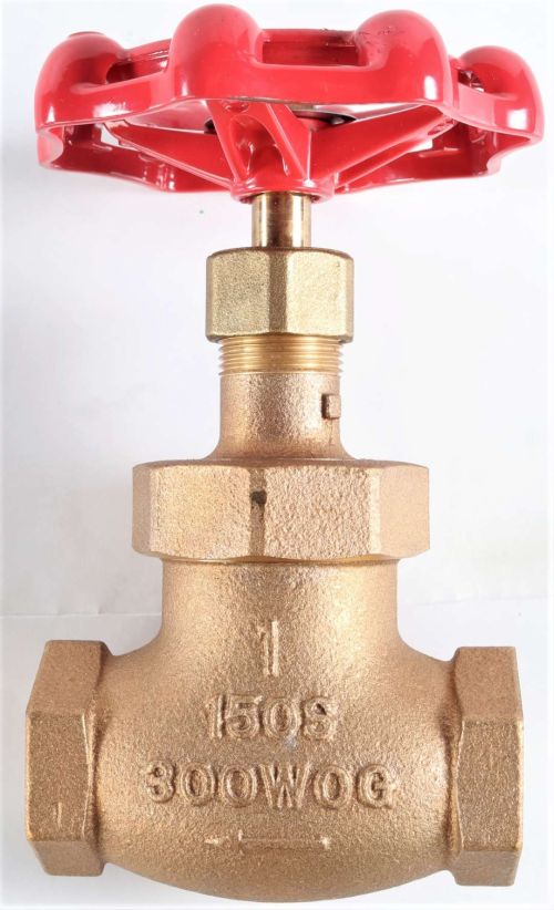 KITZ 1\" BRONZE GLOBE VALVE #9 CLASS 150