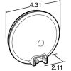 TRUCK-LITE INCAN STOP/TURN/TAIL  REFLECTORIZED  PL-3  12V