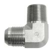 BRENNAN INDUSTRIES HYDRAULIC ELBOW FITTING 1/4in MALE JIC 37° FLARE-NPTF