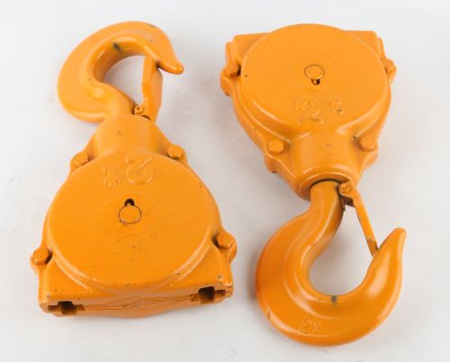 IWS 2 TON HOOK ASSEMBLY LOT OF 2
