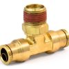 HALDEX MIDLAND FITTING BRANCH TEE MALE SWL 1/4T 1/4P