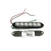 GROTE EMERG LIGHT AMBER/CLEAR LED