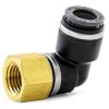 ALKON FITTING ELBOW FEMALE 90° SWL 5/32T 1/8P PUSH COMP