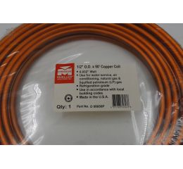 COPPER TUBE 50FT PKG 1/2 OD