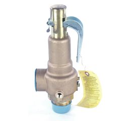 SAFETY VALVE1-1/2 IN BY 1-1/2 IN  165PSI  1750SCFM