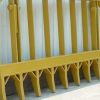 PVP PARTS 8' ROOT RAKE (WITH MOUNTING BRACKETS & PINS)