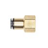 HALDEX MIDLAND FITTING CONNECTOR FEMALE 1/4T 1/4P DOT PUSH COMP
