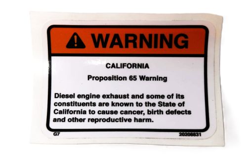 BLAW KNOX SIGN; SAFETY SIGN CA.PROP. 65