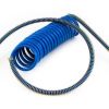 MACK COILED AIR HOSE: BLUE 15' W/40\" LEAD POLAR