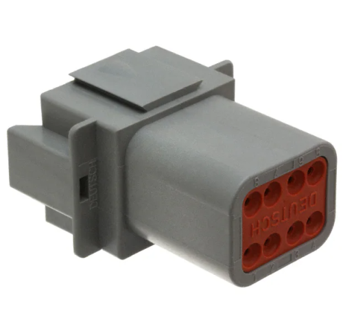 DEUTSCH CONNECTOR RCPT HOUSING 8 POS
