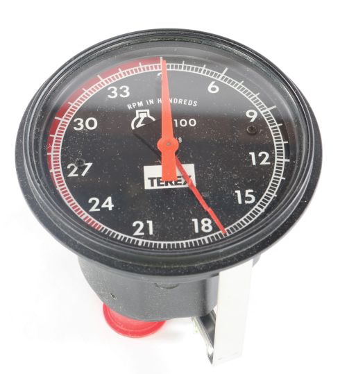 TEREX TACHOMETER 0-36 RPM RATIO1:2 FACE DIA-4 5/8IN