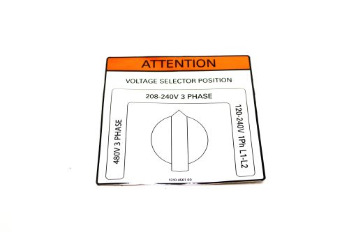 ATLAS COPCO LABEL:SELECTOR SW POSITION