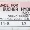 BUCHER HYDRAULICS ELECTRIC HYDRAULIC PUMP