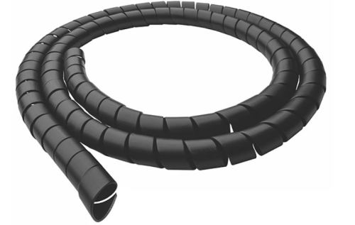 HALDEX SPIRAL WRAP BLACK 1in OD 16 FEET/BOX ($/BOX)
