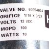HALDEX MIDLAND PNEUMATIC VALVE: 3-WAY SOLENOID 1/4-18 NPTF