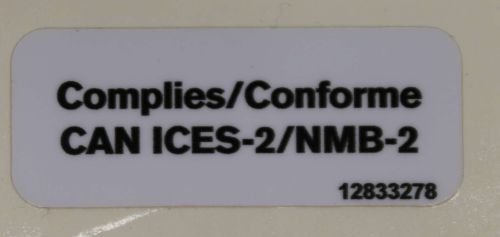 BLAW KNOX DECAL CANADA LABEL