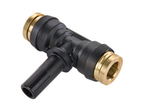 HALDEX MIDLAND FITTING STANDPIPE BRANCH TEE 3/8T 3/8T DOT PUSH