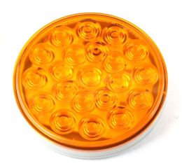 TURN LAMP: LED AMBER 4in ROUND