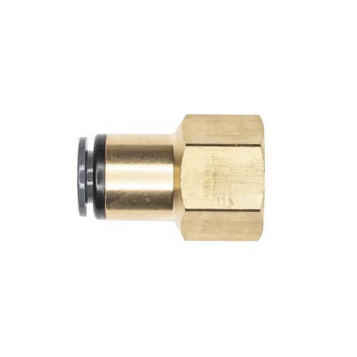 TRAMEC SLOAN FITTING CONNECTOR FEMALE 1/4T 1/4P DOT PUSH COMP