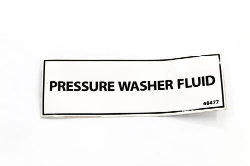 SCHWARZE DECAL PRESSURE WASHER FLUID
