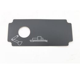 PLATE SIGN/EMERGENCY STOP