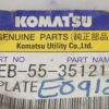 KOMATSU FORKLIFT PLATE