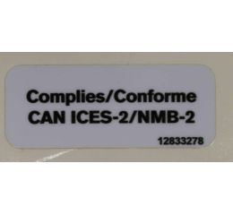 DECAL CANADA LABEL