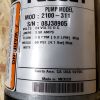 XYLEM SPRAY DOWN PUMP - 24VDC 1.6GPM 60PSI 3.50AMPS