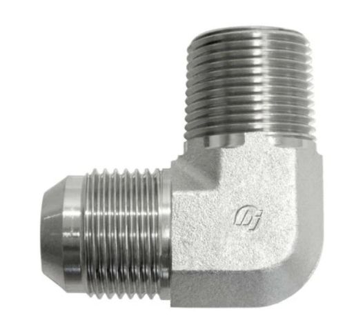 BRENNAN INDUSTRIES HYDRAULIC ELBOW FITTING 1/4in MALE JIC 37° FLARE-NPTF