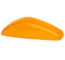 SMALL AERODYNAMIC CAB LENS  AMBER