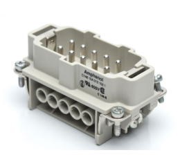 CONNECTOR INSERT - MALE 10-POLE RECTANGULAR