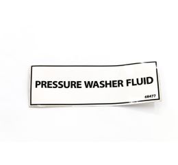 DECAL PRESSURE WASHER FLUID