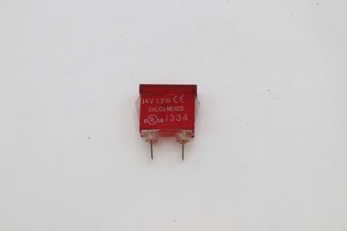 SCHWARZE RED INDICATOR LIGHT .38 X .91