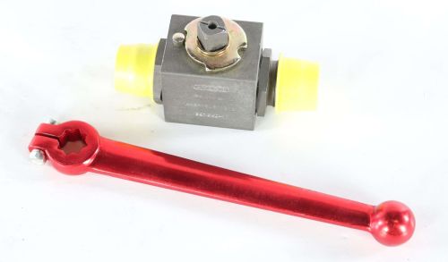 HYDAC BLOCK BALL VALVE WITH HANDLE