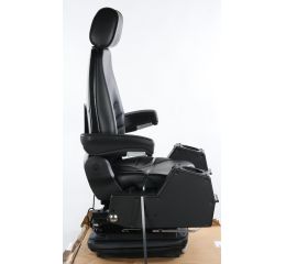 SEAT: SUSPENSION BLACK VINYL W/ARMS & PODS