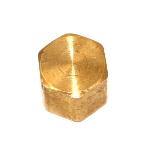 ANDERSON BRASS CAP PIPE 1/4-18 FEMALE THREAD