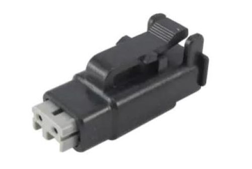 DEUTSCH ELECTRICAL PLUG  2PIN  BLK  N  HI TEMP  A